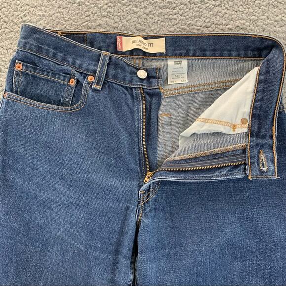 Levi's 550 Jeans Blue Denim Relaxed Fit Men's Jeans Y2K  -  Tag Size: 31 x 32 - Picture 7 of 15